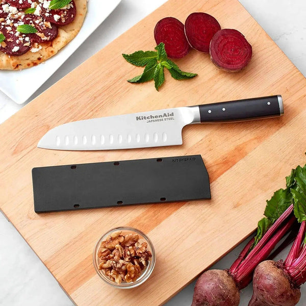 Faca Santoku Forjada com Capa Protetora 7'' 31cm KitchenAid