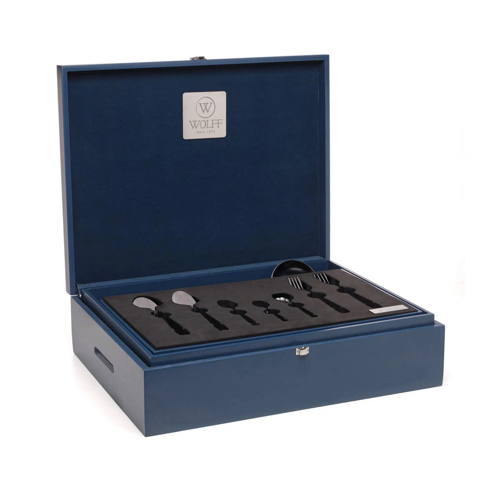 Faqueiro 101 Peças Aço Inox Avalon Com Estojo Wolff