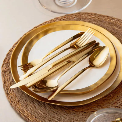 Faqueiro 101 Peças Inox Viena Dourado com Caixa - Wolff – Let's Eat It Faqueiro 101 Peças Inox Viena Dourado com Caixa - Wolff – Let's Eat It