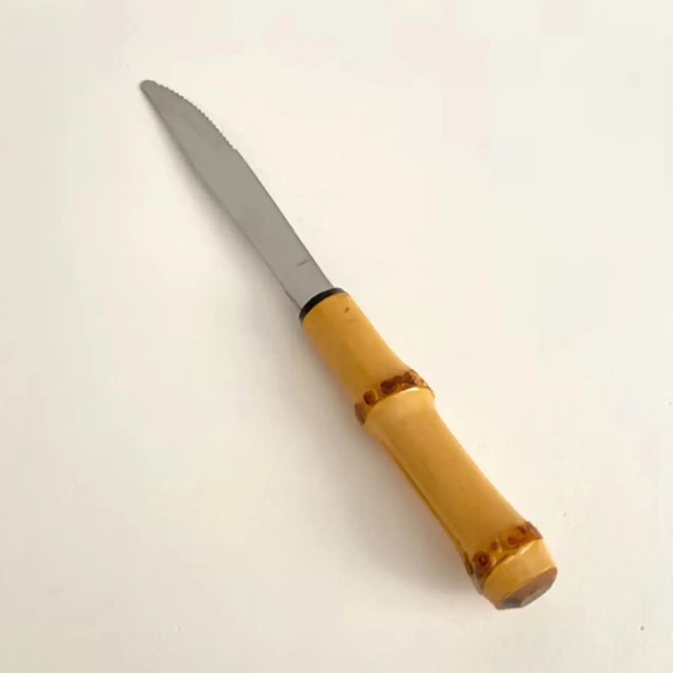 Faqueiro de Mesa 18 peças em Bambu Natural