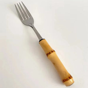 Faqueiro de Mesa 18 peças em Bambu Natural