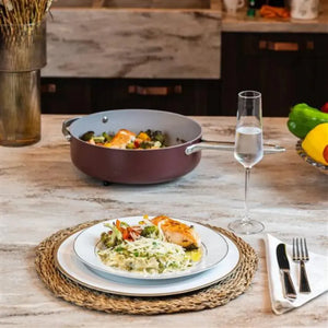 Faqueiro Clássico Moderno 130 peças Aço Inox 18/10 Sem Estojo Fracalanza