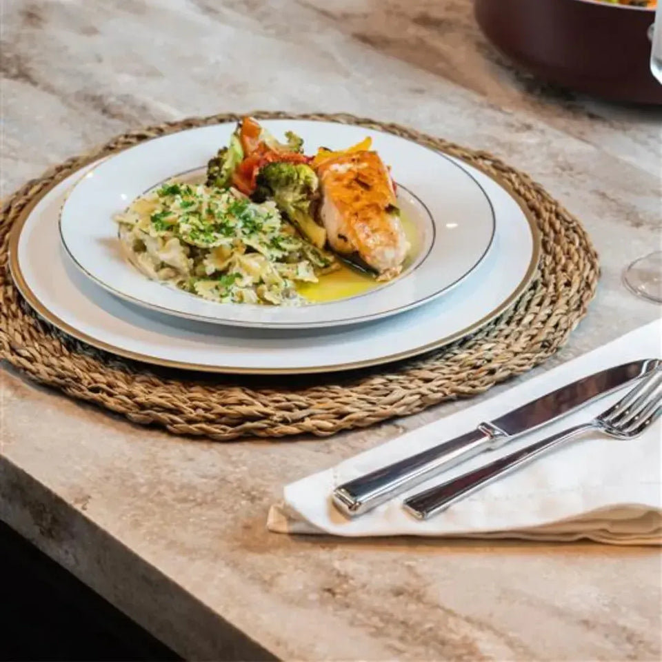 Faqueiro Clássico Moderno 130 peças Aço Inox 18/10 Sem Estojo Fracalanza