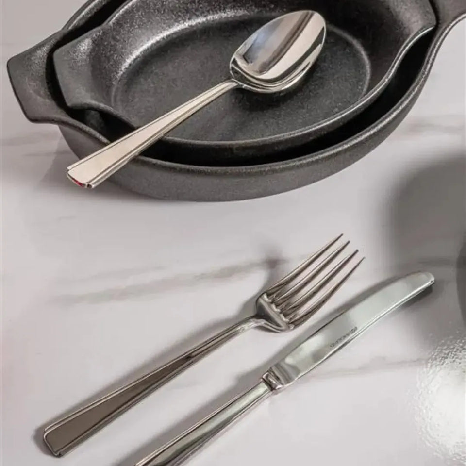 Faqueiro Clássico Moderno 101 peças Aço Inox 18/10 Sem Estojo Fracalanza