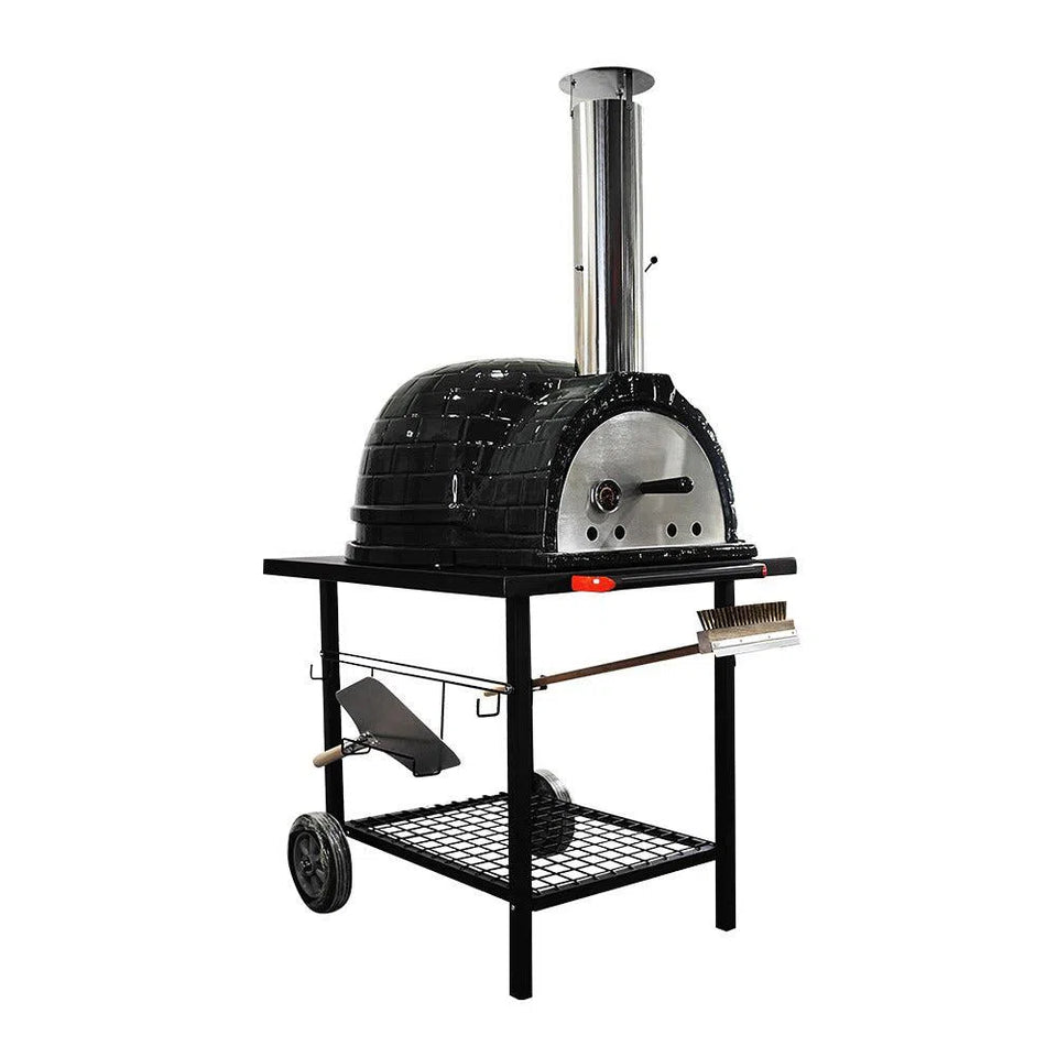 Forno de Pizza Kamado Grande Preto Artemano