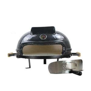 Forno de Pizza Kamado Portátil Preto Artemano