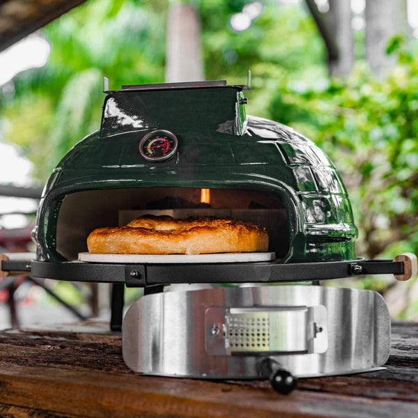 Forno de Pizza Kamado Portátil Verde Artemano