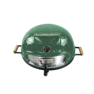 Forno de Pizza Kamado Portátil Verde Artemano