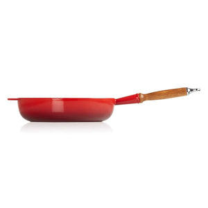 Frigideira Sauté com Cabo de Madeira 28cm Vermelho Le Creuset