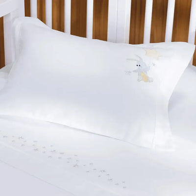 Fronha Avulsa Baby Bene 100% Algodão Egípcio Branco Trussardi