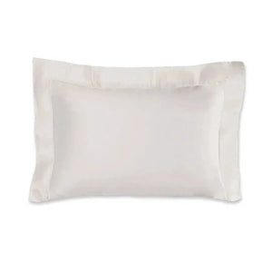 Fronha Dominicani 600 Fios Cetim 100% Algodão Egípcio Branco 50x70cm Trussardi