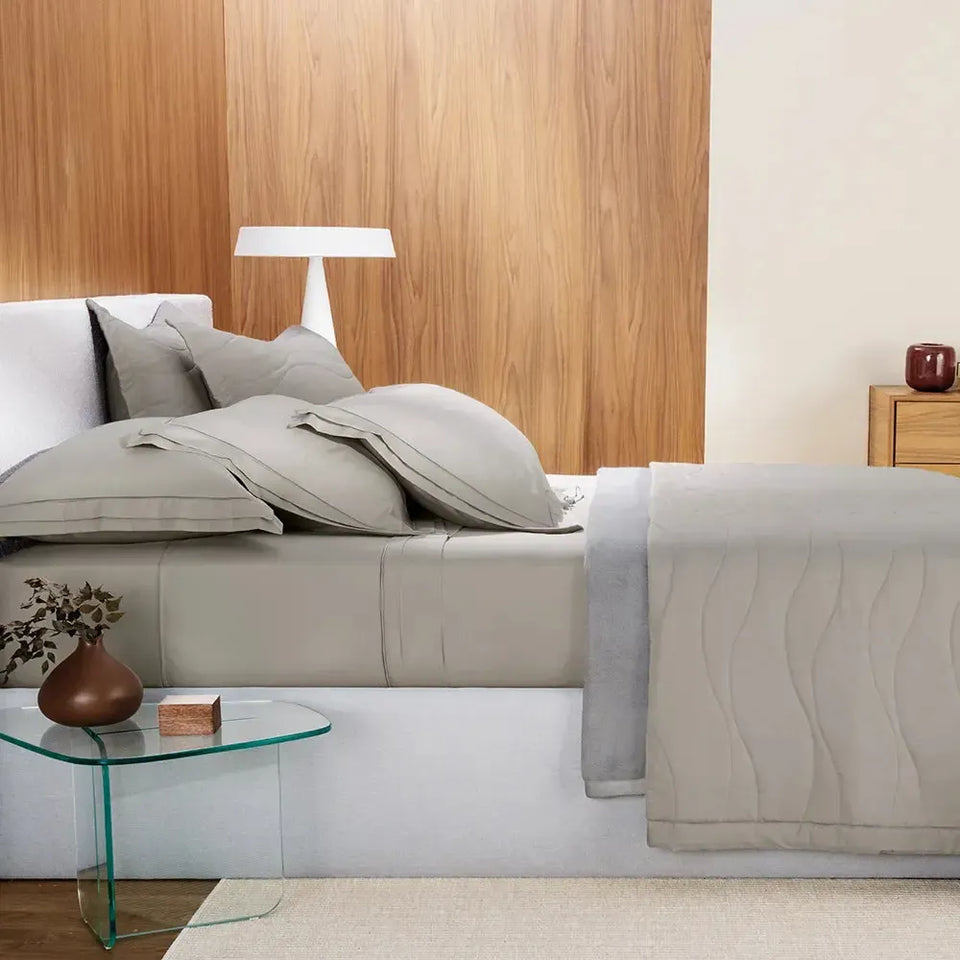 Fronha Doppio 300 Fios Cetim 100% Algodão Egípcio Marmo 50x70cm Trussardi