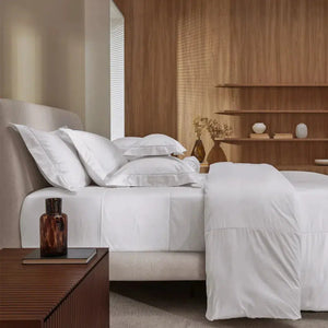 Fronha Firmiano 1000 Fios Cetim 100% Algodão Egípcio Branco 50x70cm Trussardi