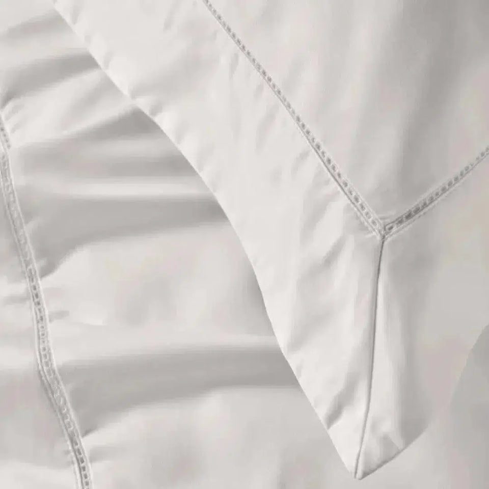 Fronha Firmiano 1000 Fios Cetim 100% Algodão Egípcio Branco 50x70cm Trussardi