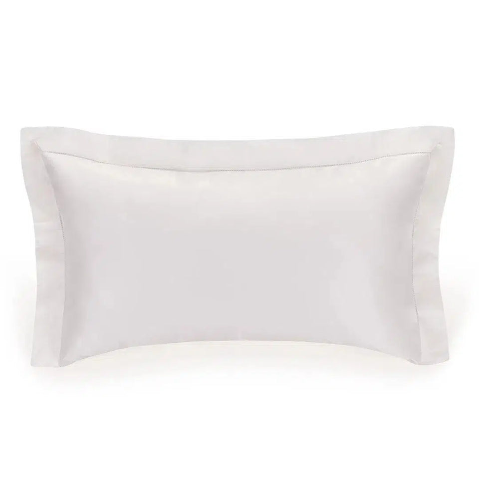 Fronha Firmiano 1000 Fios Cetim 100% Algodão Egípcio Branco 50x70cm Trussardi