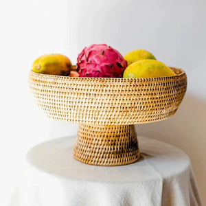 Fruteira em Rattan Bahali 30x17cm