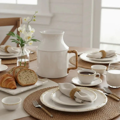 Galão de Leite Cerâmica Bambu 540ml Scalla