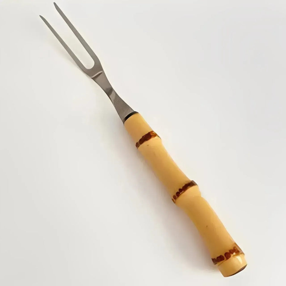 Garfo Trinchante em Bambu Natural