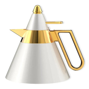Garrafa Térmica Inox Nara Branca / Dourada 790ml Tuut