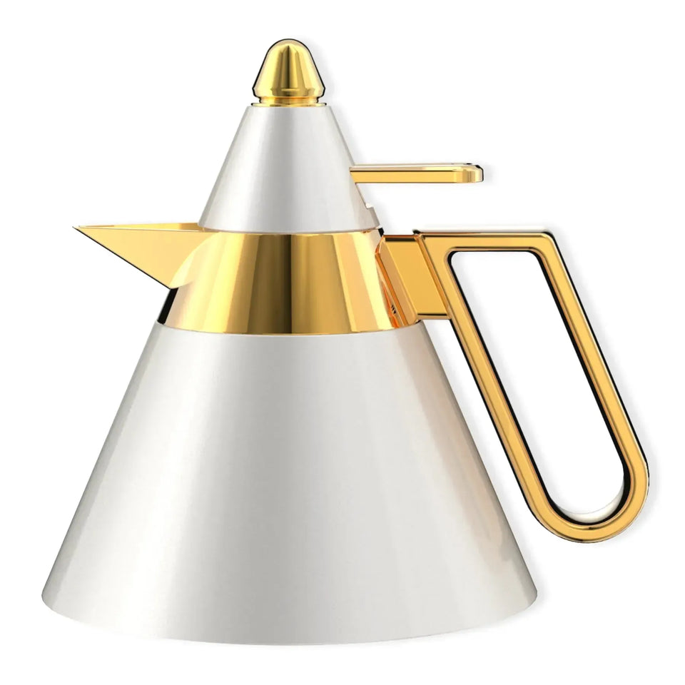 Garrafa Térmica Inox Nara Branca / Dourada 790ml Tuut