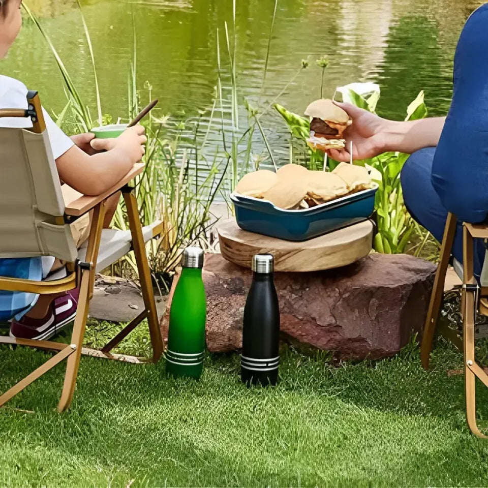 Garrafa de Hidratação Aço Inox Matte Black 500ml Le Creuset