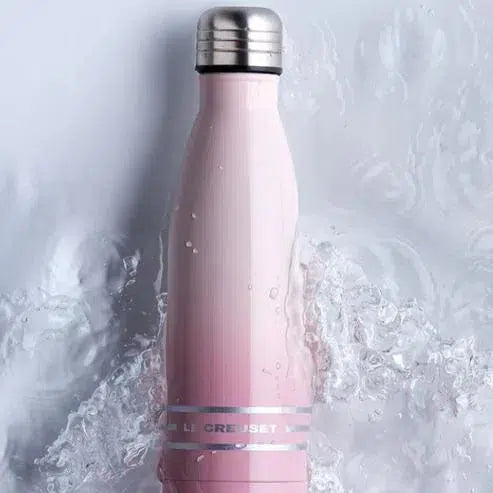 Garrafa de Hidratação Aço Inox Shell Pink 500ml Le Creuset
