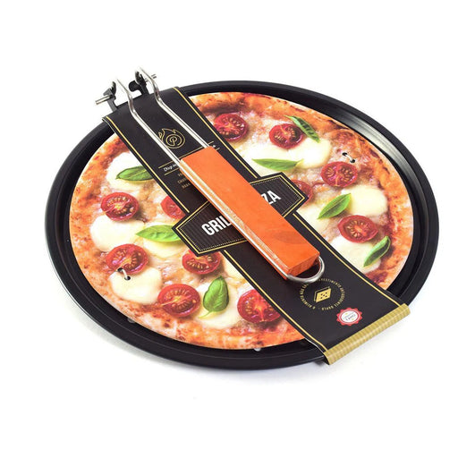 Grelha Antiaderente Cabo Retrátil para Pizza 33cm Prana