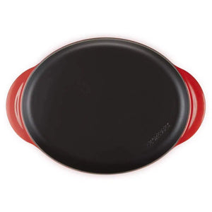 Grelha Lisa Oval Tradicional Vermelha 31cm Le Creuset