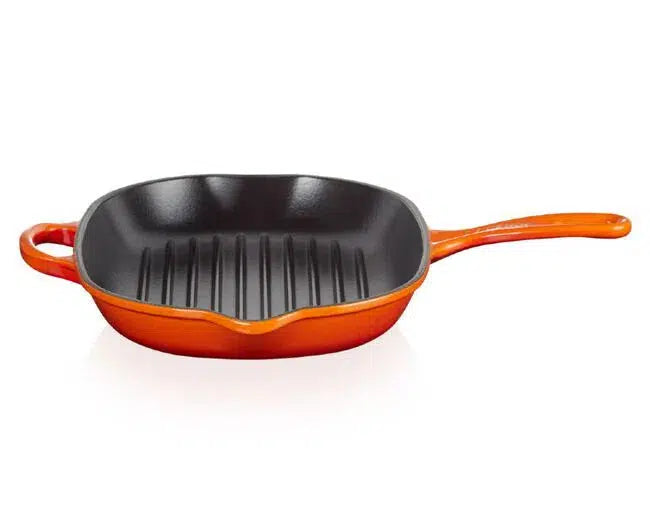 Grelha Oval Signature Laranja 32cm Le Creuset