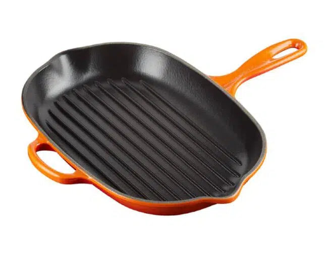 Grelha Oval Signature Laranja 32cm Le Creuset