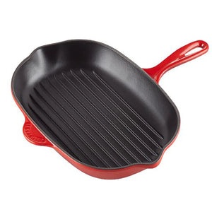 Grelha Oval Tradition Vermelho 32cm Le Creuset