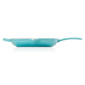 Grelha Quadrada Signature Azul Caribe 26cm Le Creuset