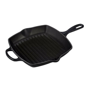 Grelha Quadrada Signature Black Onyx 26cm Le Creuset