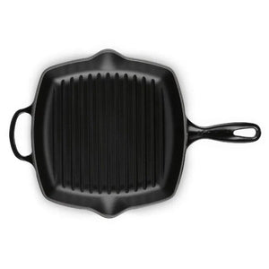 Grelha Quadrada Signature Black Onyx 26cm Le Creuset