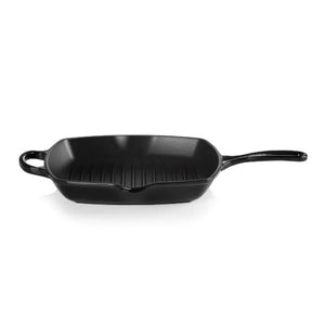 Grelha Quadrada Signature Black Onyx 26cm Le Creuset