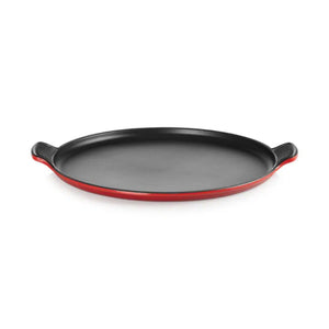 Grelha Redonda Lisa Tradicional Vermelha 32cm Le Creuset