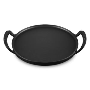 Grelha Redonda para Pizza com Alças Alpine Matte Black 35cm Le Creuset