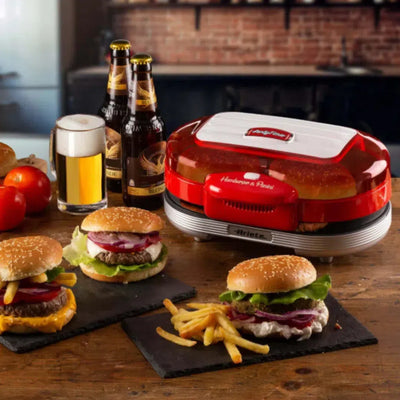 Grill Burguer Retrô Party Time Vermelha 127V 1200W Ariete