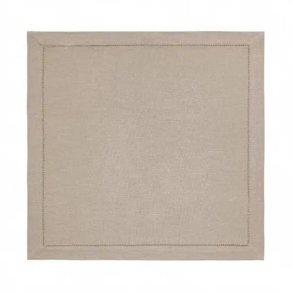 Guardanapo de Tecido Coloratta Ponto Ajour Taupe 50x50cm