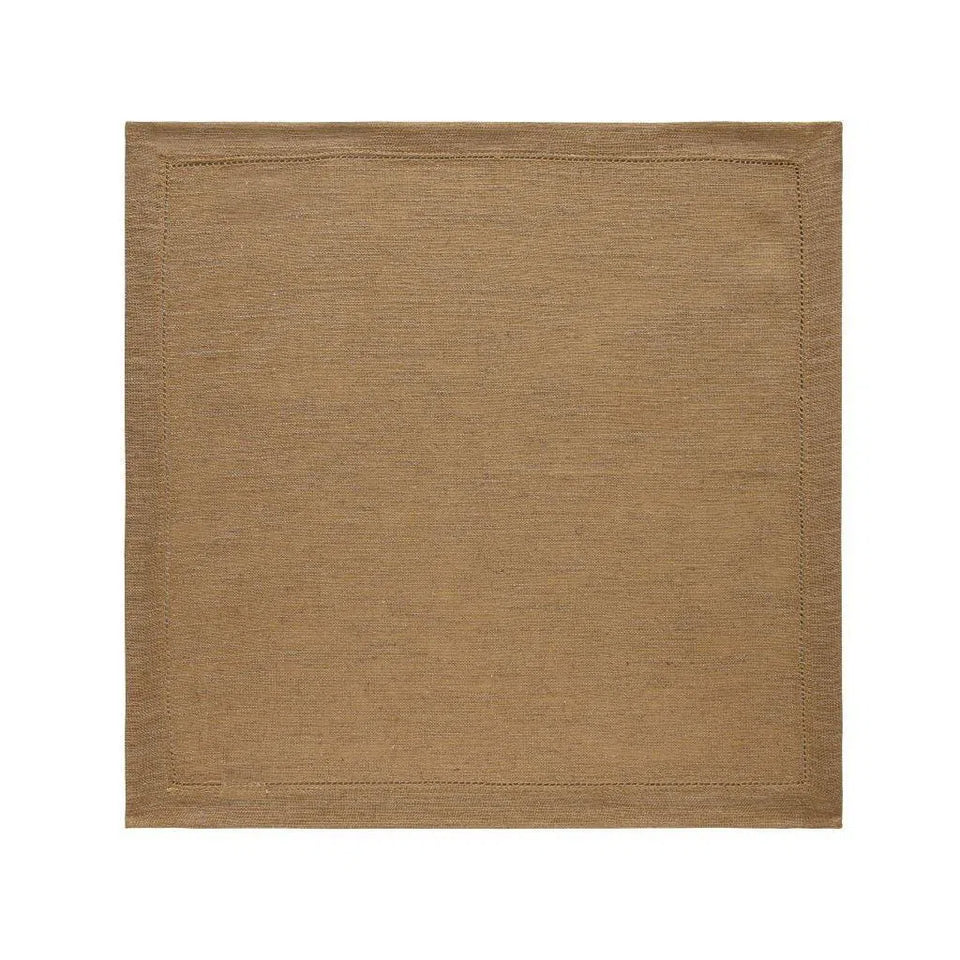 Guardanapo de Tecido Primor Ponto Ajour Camurça 48x48cm