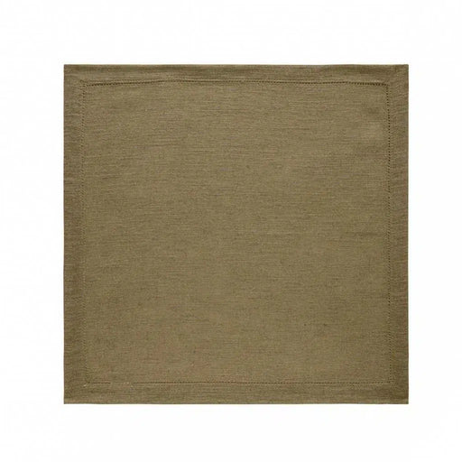 Guardanapo de Tecido Primor Ponto Ajour Taupe 48x48cm