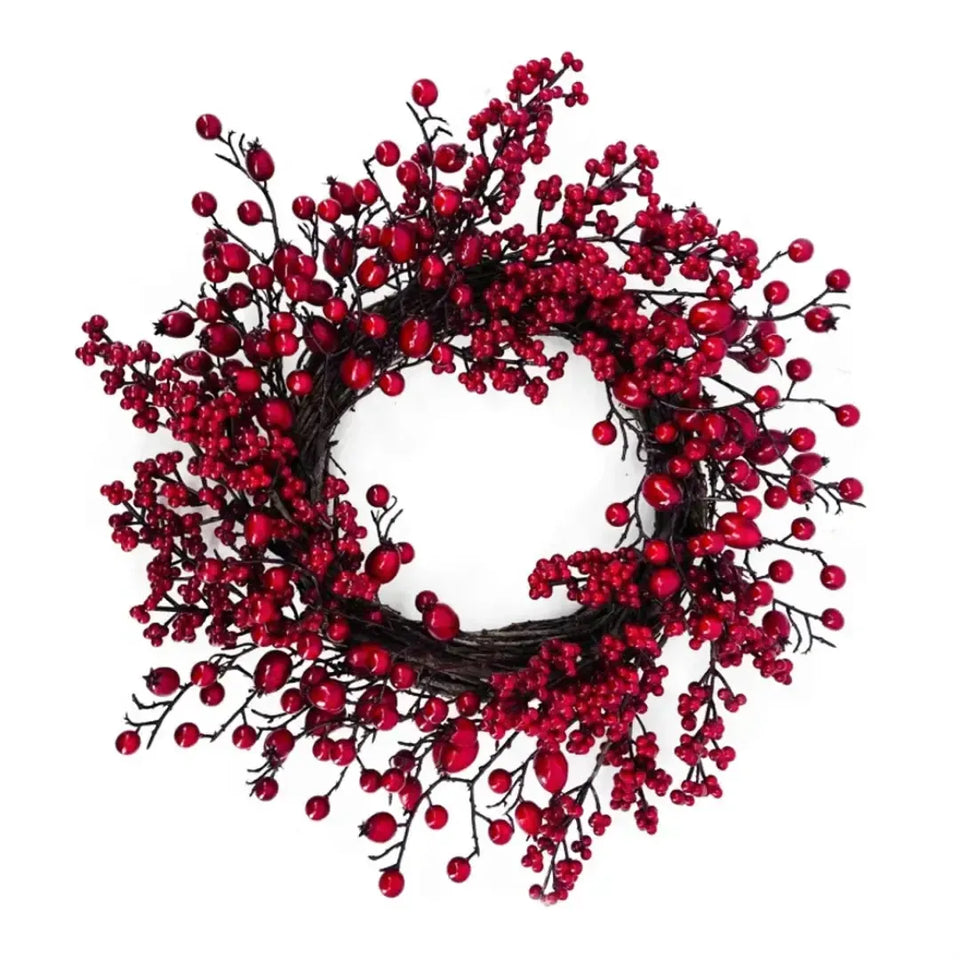 Guirlanda Decorativa Natal Aramada Berries 55cm