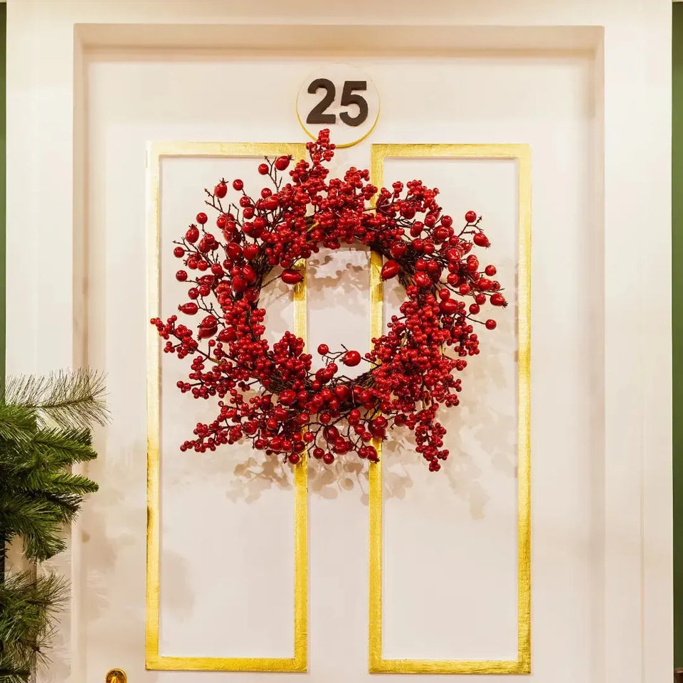 Guirlanda Decorativa Natal Aramada Berries 55cm