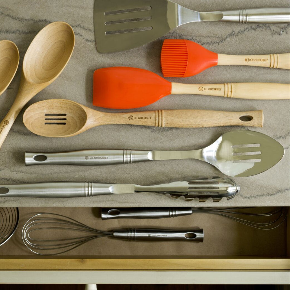 Colher Grande de Silicone Laranja Le Creuset Venus