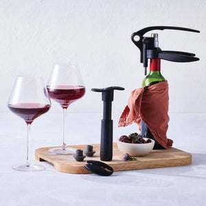 Kit Saca-Rolha LM250 Com Corta Capsula Matte Black Le Creuset