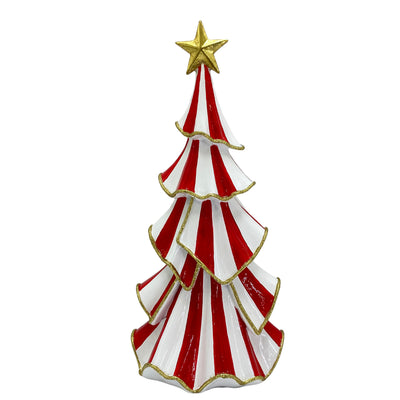 PRÉ-VENDA: Mini Árvore Decorada Natal Topiaria em Resina