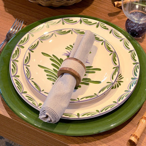 Sousplat 30cm Alcachofra Verde