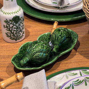 Saleiro Cerâmica Alcachofra Verde
