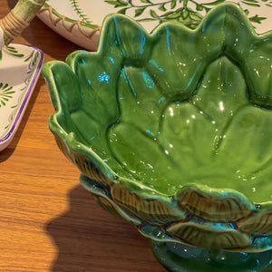 Fruteira Cerâmica Alcachofra Verde