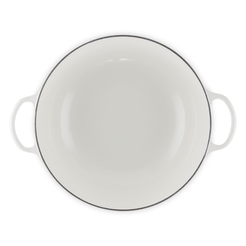 Panela Le Creuset Marmita Signature Branca 32cm